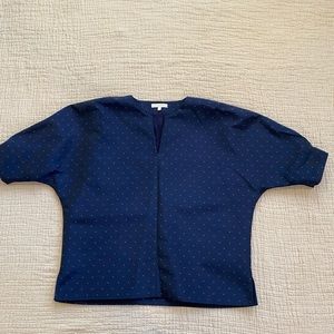 Ann Mashburn kimono jacquard blouse